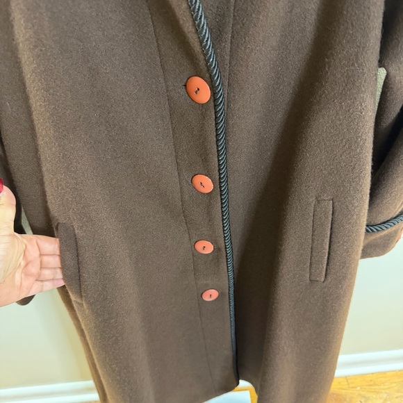 Mario de Pinto Vintage 100% wool coat made in USA statement outerwear - Picture 4 of 16